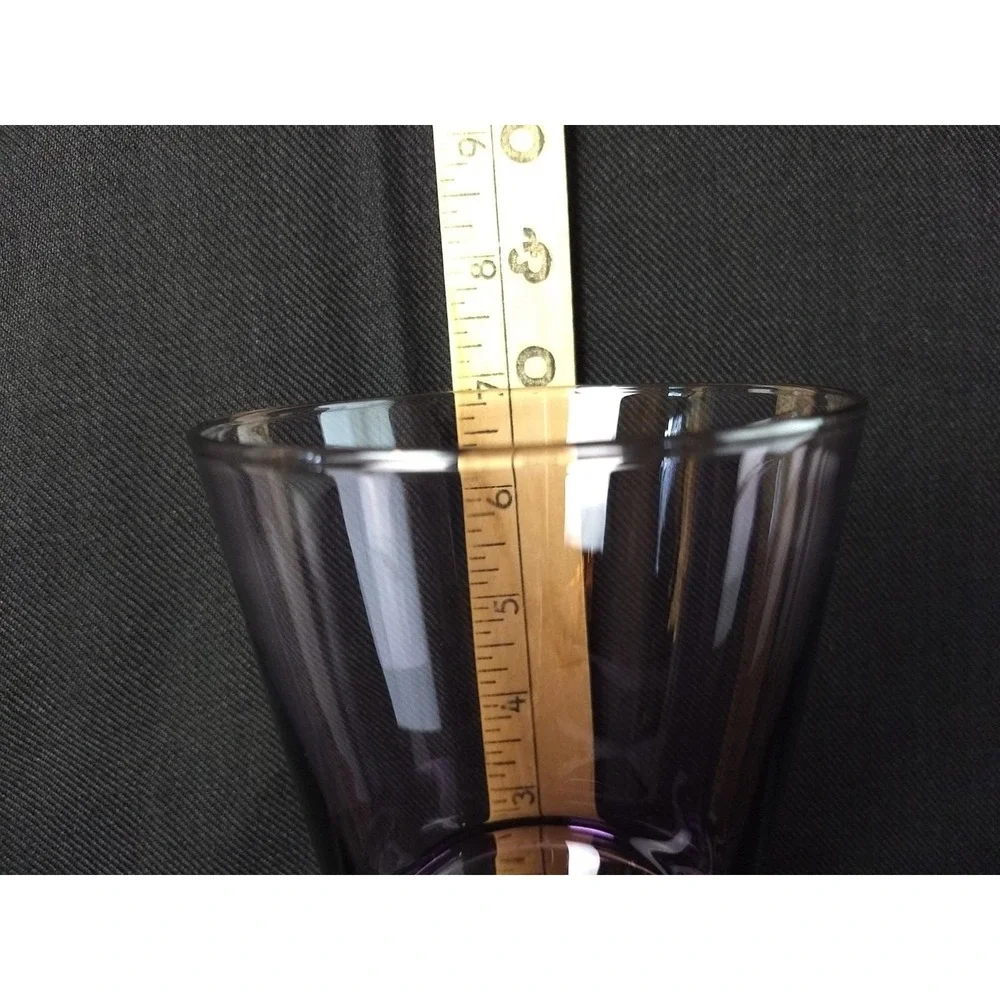 Waterford Crystal Great Room Water Goblet Darjeeling Series Amethyst Purple Logo
